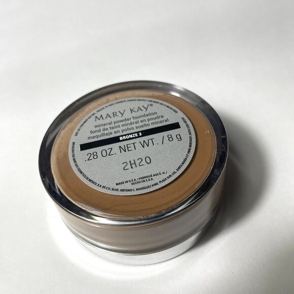 Bronze 3 MARY KAY MINERAL POWDER FOUNDATION NIB discontinued makeup - Picture 2 of 3